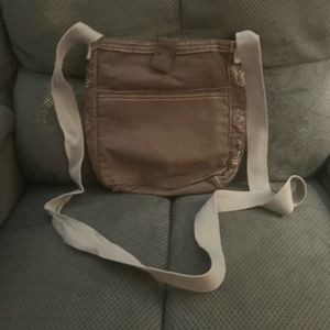 Thirty-one Brown with embroidery Crossbody